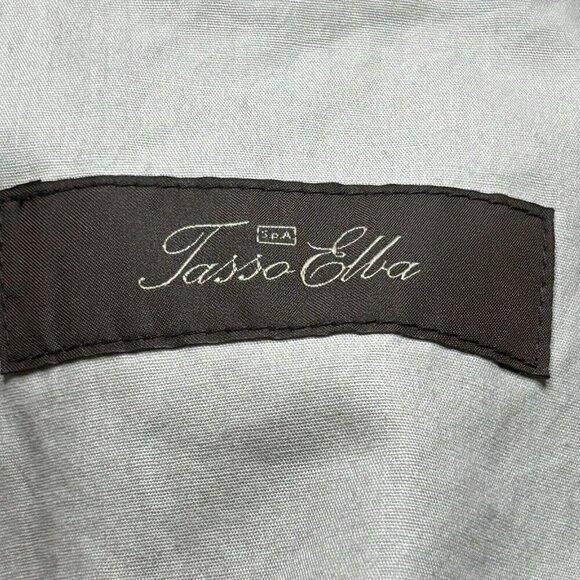 Tasso Elba Jacket Mens L 42-44 Brown Corduroy Barn Chore Cargo Pockets Blazer - Picture 6 of 14